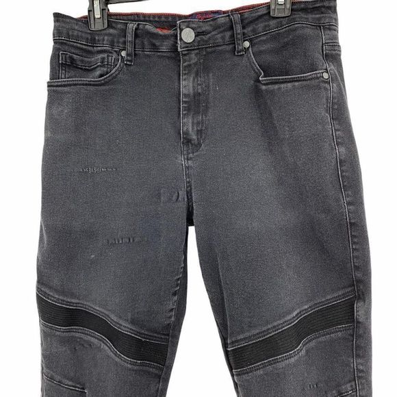 Men's Jeans Switch 36 x 32 9551 Moto Spandex GUC - Picture 4 of 9